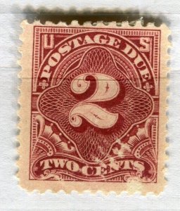 USA; 1890s early classic Postage Due fine used shade of 2c. value