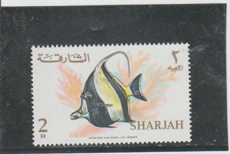 Sharjah  Scott#  157  MNH  (1966 Fish)