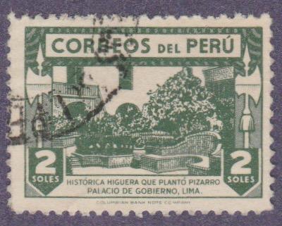 Peru 416 Historic Fig Tree - imprint: Columbian Bank Note co.