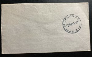 1941 Suva Fiji First Flight Cover FFC To Auckland New Zealand Transpacific 