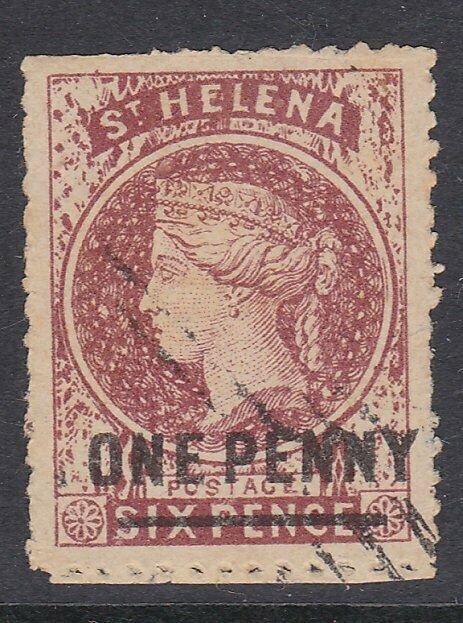 ST HELENA  An old forgery of a classic stamp................................D264