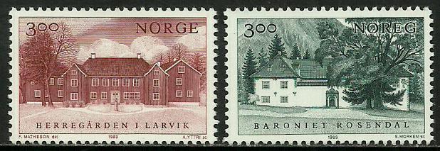 Norway #950-1 MNH Set, Manors