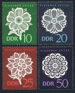 Germany-GDR 837-840,MNH.Michel 1185-1188. Lace designs,1966.