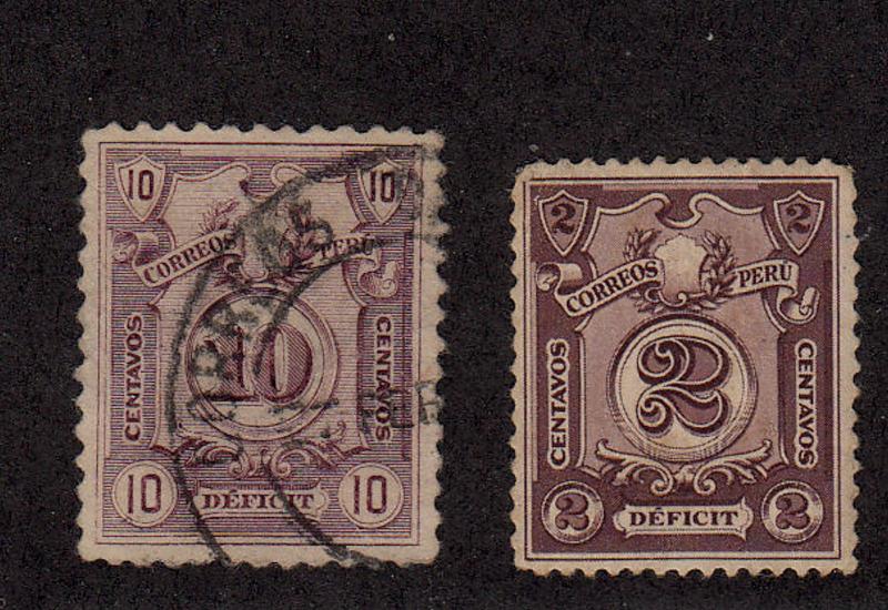 Peru - 1921-32 - SC J47 - Used - J51 - H 