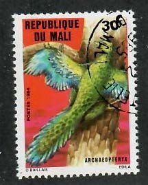 Mali; Scott 506; 1984; Used; Dinosaurs