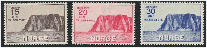 Norway 1930 Scott B1-B3 Mint - High Grade