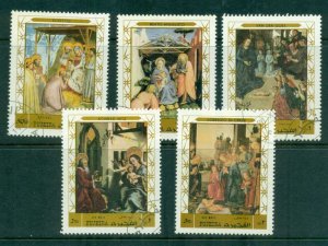 Fujeira 1970 Xmas, Religious Paintings CTO