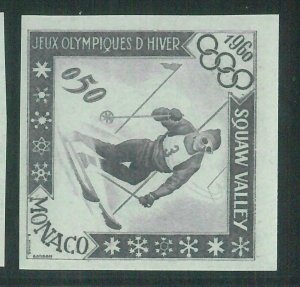 88623l - MONACO - STAMP - 1960 Winter OLYMPIC GAMES imperf N/D Skiing