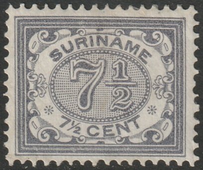 Suriname 1908 Sc 50 MH*