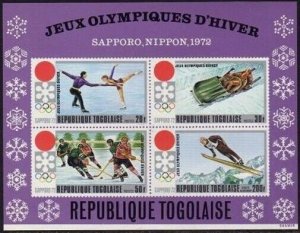 Togo 789-793,C165, C165a, MNH. Mi 888-893, Bl.59. Olympics Sapporo-1972. Hockey,