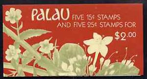 Booklet - Palau 1988 Flowers $2 booklet complete and very...