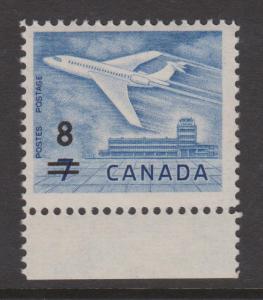 Canada 1964 8c on 7c Ottawa Airport Sc# 430 MNH Marginal Single