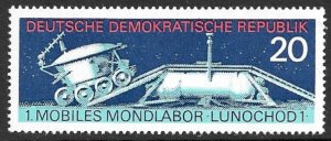 EAST GERMANY DDR 1971 LUNA 17 Moon Mission Space Issue Sc 1285 MNH