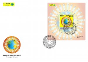 MALI 2020 - SOUVENIR SHEET - PANDEMIC COV-19 - JOINT ISSUE - RARE UNC-