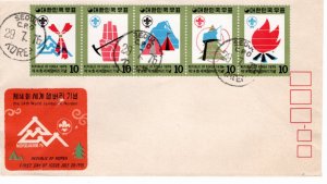 Korea, South 1975 Sc 982-6 FDC