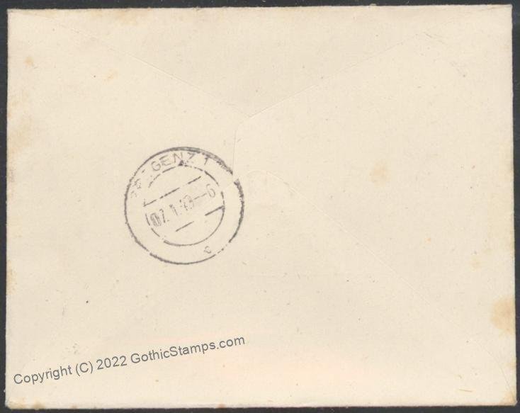 Lebanon 1943 Bregenz  Austria Air Mail G109304