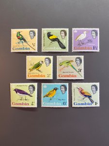 Gambia 175-182 F-VF MH. Scott $ 11.70