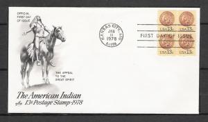 US #1734 Indian Head Penny FDC