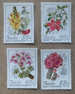 Namibia 1994 Flowers, MNH.  Scott 762-765, CV $1.75