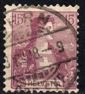 Switzerland #131 F-VF Used CV $20.00 (X1449)