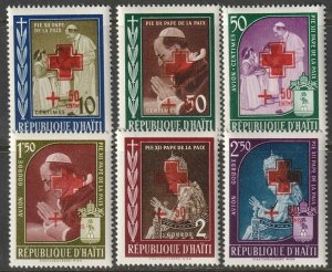 Haiti 1959 Sc B6-8,CB13-5 set MNH**