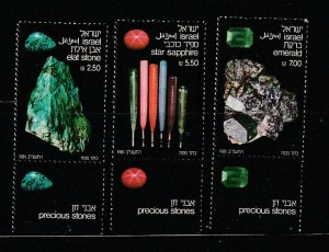 Israel 795-797 With Tabs Set MNH Minerals (B)