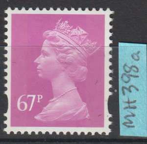 Great Britain Scott# MH398a SG# y1788 2011 QEII MNH