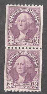 722 Mint,OG,NH... Pair... SCV $4.25