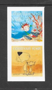 FAROE ISLANDS #539a (L) CHILDREN'S BOOKS MNH