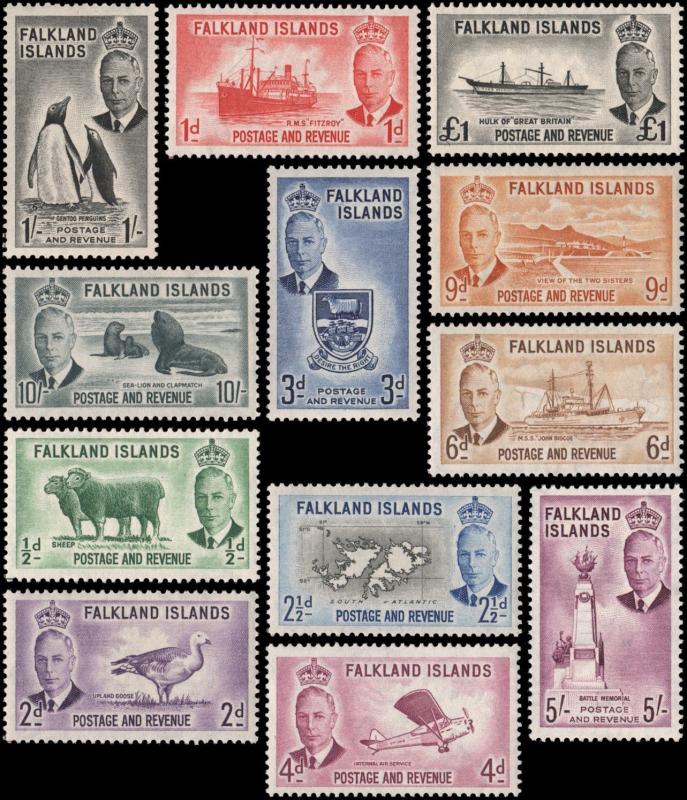 Falkland Islands 107//120 mnh