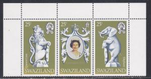 Swaziland # 302a-c, Queen Elizabeth's Coronation 25th Anniv., NH, 1/2 Cat.