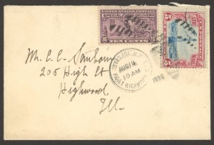 U.S. #C11 USED ON COVER