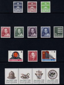 Denmark -1990 - MNH Year Set 2 scans