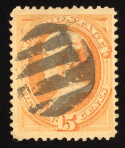 US Scott 189 Used 15 Cent Red Orange 1879 Lot T923 bhmstamps