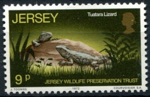 Jersey Sc#68 MNH, 9p multi, Wildlife Preservation Trust (2nd series) (1972)