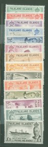 Falkland Islands #107-120  Single (Complete Set)