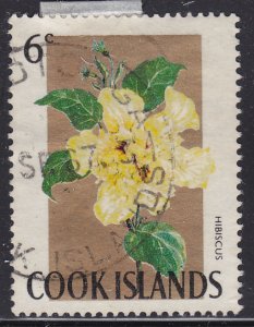 Cook Islands 207 Hibiscus 1967