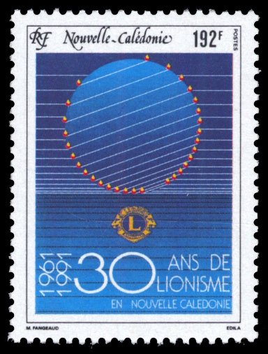 New Caledonia 1991 Scott #656 Mint Never Hinged