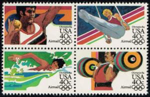 US #C108b 23rd Olympic Games Block of 4; new (4.25)