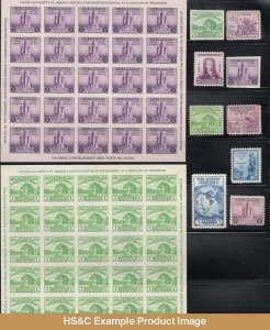 HS&C: 1933 US Commemorative Stamp Year Set MNH #726-734 F/VF