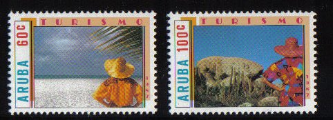 Aruba  #27-28  MNH  1987    Tourism