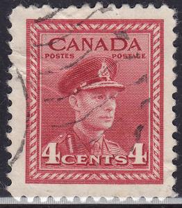 Canada 254 King George VI WWII War 1943