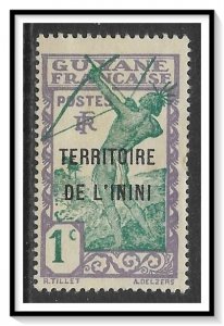 Inini #1 Carib Archer Overprinted NG