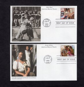 2767-2770 American Music Series, set/4 FDC Mystic Cover