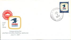 #1396 IL, Downtown - Chicago 7-1-71 USPS FDC