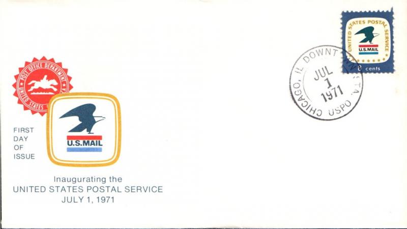 #1396 IL, Downtown - Chicago 7-1-71 USPS FDC