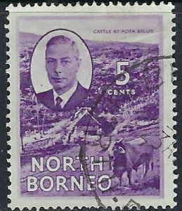 North Borneo 248 Used 1950 issue (ak3576)