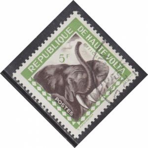 Burkina Faso O2 Elephant 1963