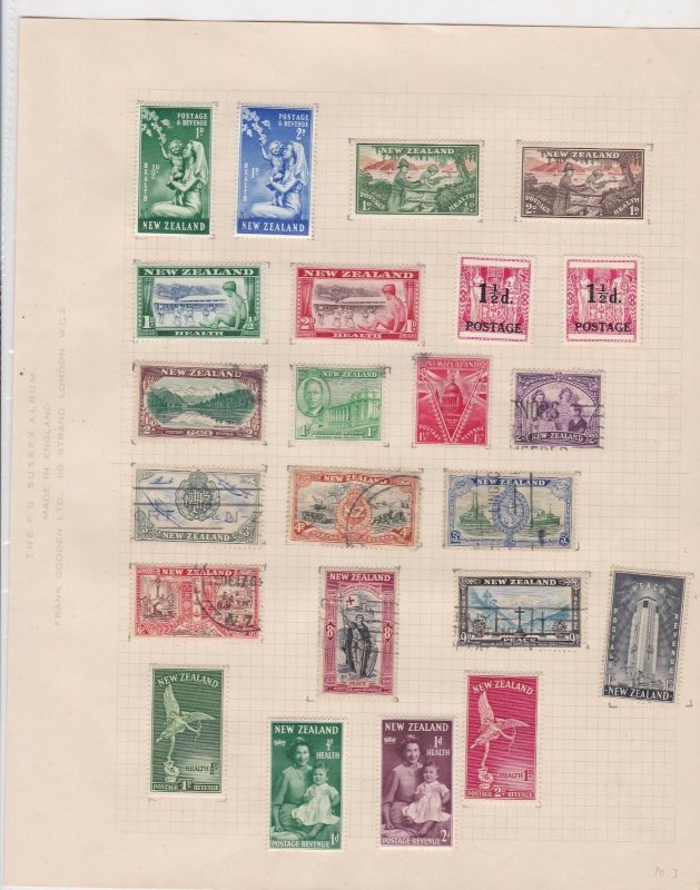 new zealand stamps page  ref 18888