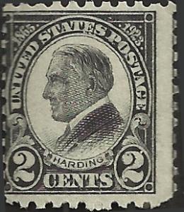 # 612 Mint Never Hinged Black Warren G. Harding Cat $32.50